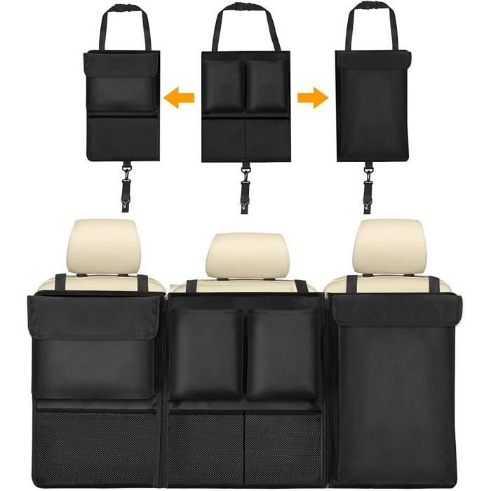 Organisateur De Coffre Universel Pliable - Pour Voiture Ou Camion - Polyester 600D - Noir - 60x58x32 Cm