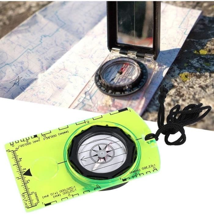 36 Mini Boussoles Multicolores Enfant - Boussole Randonnée Et Survie Sur Cordon Pour Camping