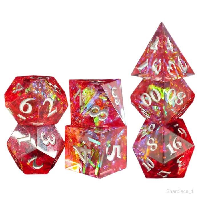 10 PCS Dés,16mm D6 Dé En Acrylique,Dés Bleu-Violet Avec Sac