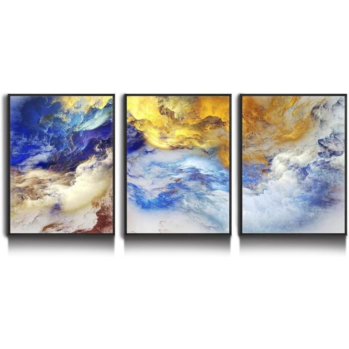 Tableau Deco Abstrait Arbre 60x40 Cm Xxl Impression Sur Toile Décoration Murale Intissée Pour Salon Chambre Cuisine | Leroy Merlin