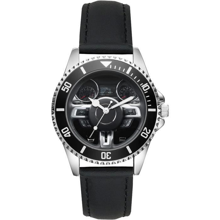 Montre Homme Cadeau Pour Ford Mustang Fans Cockpit Quartz
