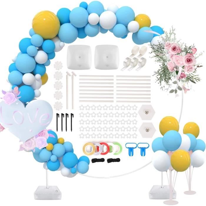 XUNIVERS Kit D'arche De Ballons Réutilisable,Kit D'arche De Ballons Ajustable Et Réutilisable Pour Mariage,et Bâtons En Fibre Durable Pour Mariage,remise De Diplôme Et Anniversaire,décorations De Noël