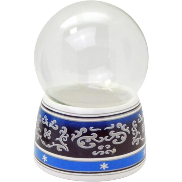 Snowglobe For You Kit DIY Boule à Neige 100mm - Base Polyrésine Blanche Avec Boule Verre Pour Création Personnalisée