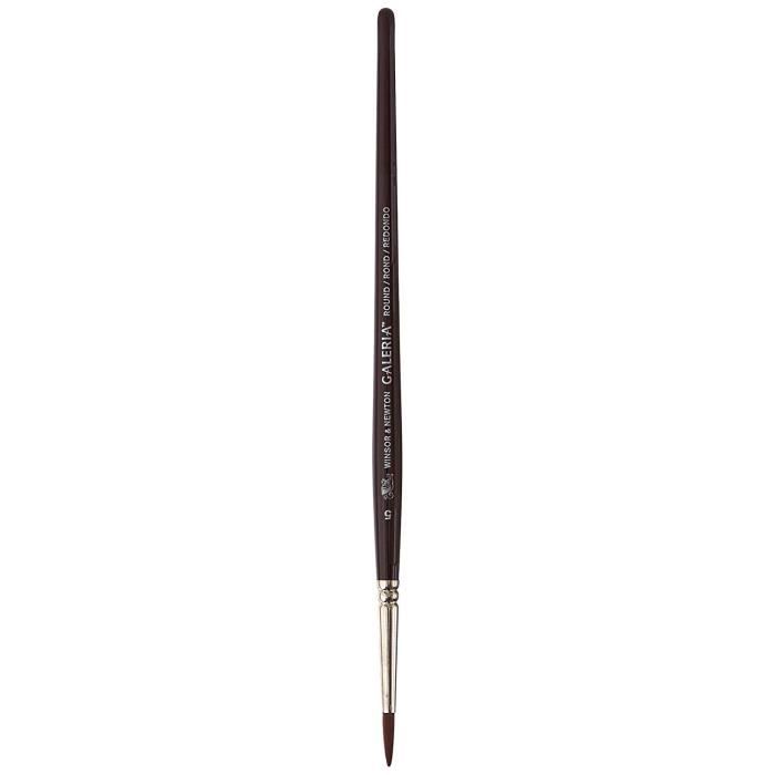 Pinceau Rond Winsor & Newton Galeria N°00 - Manche Court Pour Acrylique/Aquarelle
