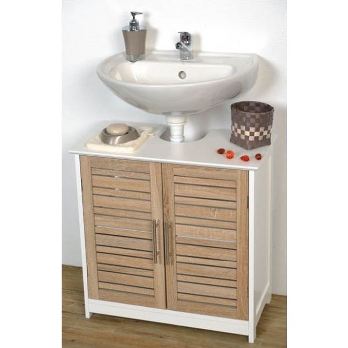 Meuble Sous Lavabo Achat Vente Salle De Bain Complete Meuble