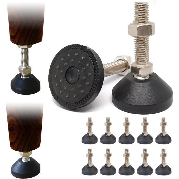 Lot De 6 Embouts En Caoutchouc Pour Bâtons De Randonnée - Diamètre Intérieur 10-12 Mm - Antidérapants, Pour Asphalte Et Terrain