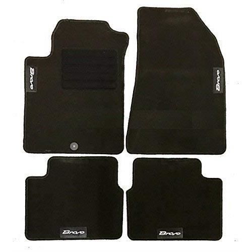 Tapis De Sol Velours Sur Mesure Pour Fiat Bravo (2007-2014) - 4 Pièces - Fabriqué En Slovaquie