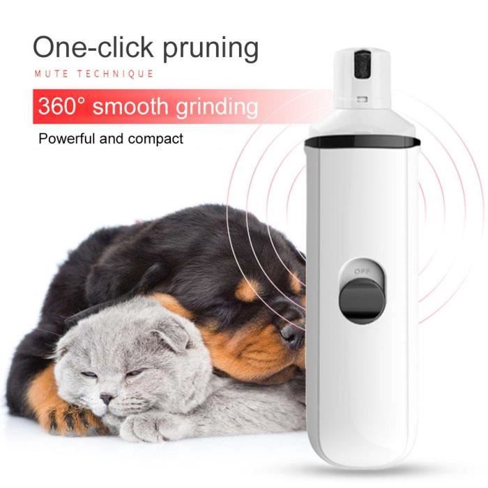 Coupe Ongles électrique Pour Chiens Chats Noir