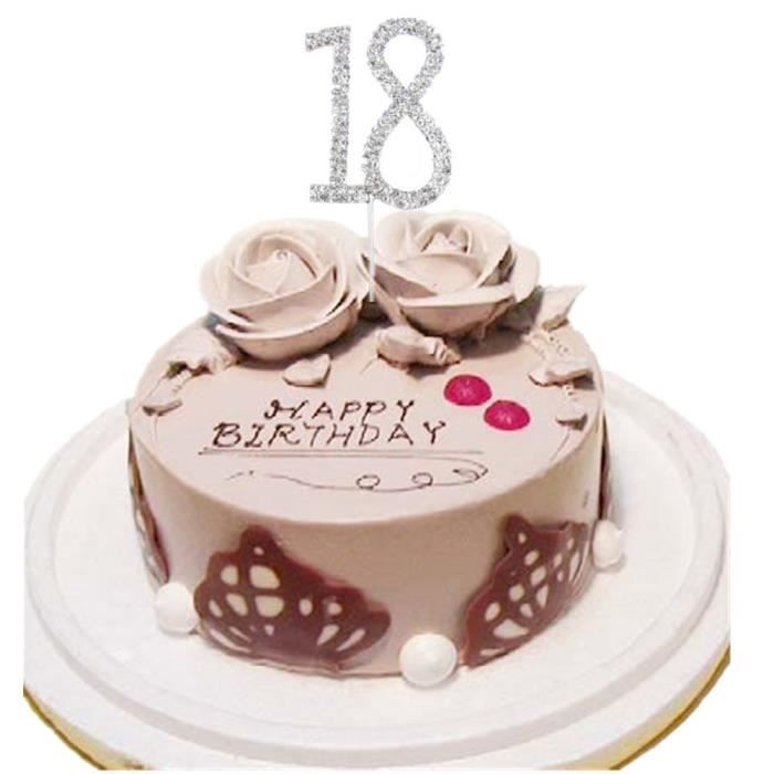 Maison Maison Et Jardin Medicosage Com Argent Strass Cristal 60th Anniversaire Fete D Anniversaire Numero Cake Topper