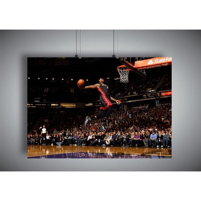 Poster James Lebron basket - A3 (42x29,7cm) - Cdiscount