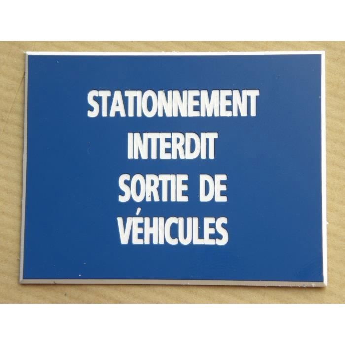 Panneaux interdit de stationner - Stationnement interdit