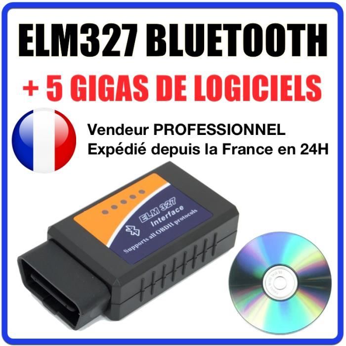 Valise Diagnostique Pro Multimarque En Français Obd Obd2 Diagnostic ELM327 USB 