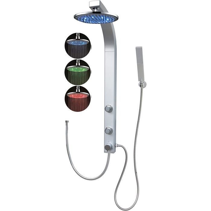 Panneau de douche hydromassante sans mitigeur colonne de douche sans