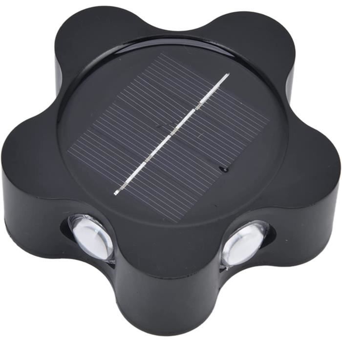 SUAVER Lumières Exterieure Solaire, 9LED Lampes Solaires De Gouttiere