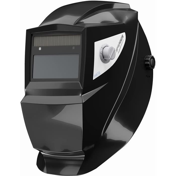 Masque De Soudage En Cuir Avec Filtre à Obscurcissement Automatique - Protection Complète Visage Et Cou - 1