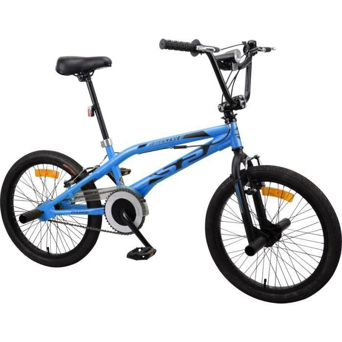 Vélo FREESTYLE 20'' - cadre acier - rotor system 360 - bleu