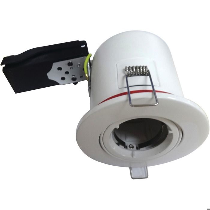 Lot De 15 Support De Spot BBC RT2012 IP20 Basse Luminance 93mm De Diametre Non Orientable Avec Connecteur Automatique Gu10 91522139