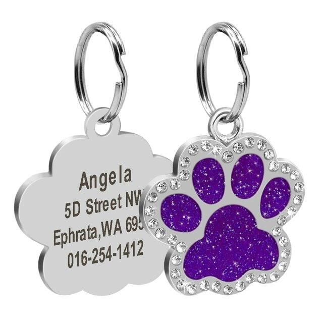 Médaille D'identification Personnalisable Pour Chien Et Chat - En Acier Inoxydable - Tailles 25/32/36 Mm - Gravure Texte Au Choix