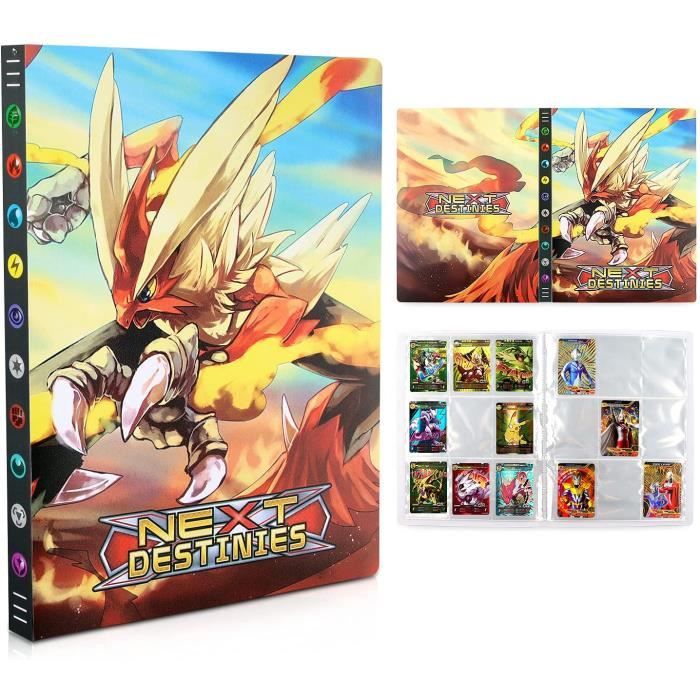 Classeur Pokémon 400 Cartes – 50 Pages, Fermeture éclair, Dragonne, EVA/PU, Design BT-400