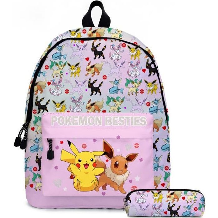 Sac à Dos Pokémon Cartable Et Trousse Scolaire Pikachu - Takara Tommy, Neuf Avec étiquettes (taille Moyen)