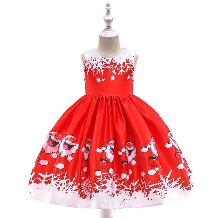 robe rouge noel fille