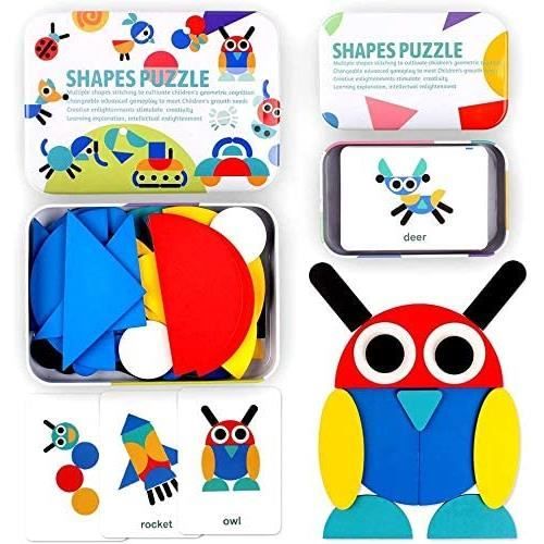 Tangram bois montessori Clearance