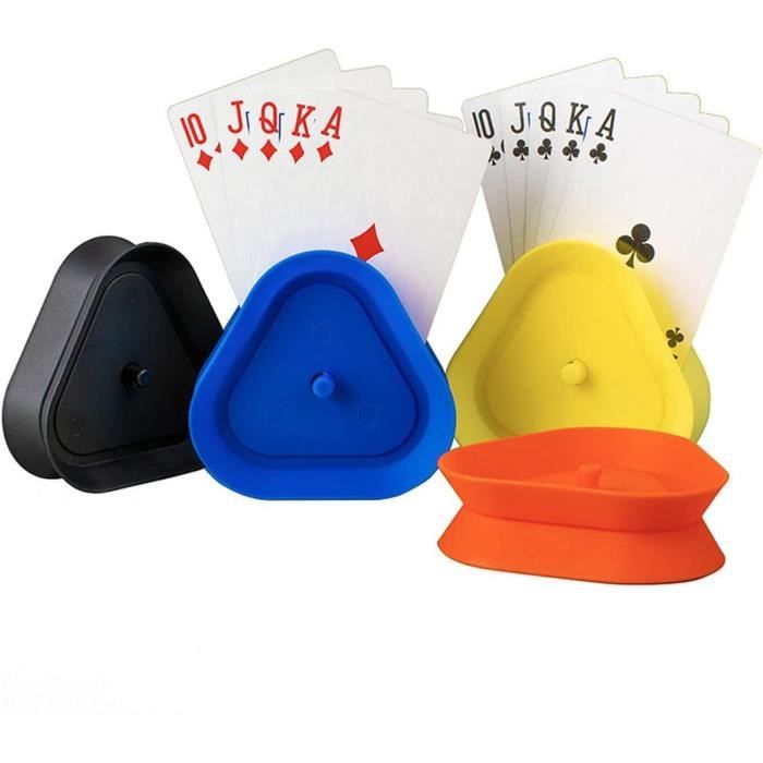 Sozakka Lot De 4 Porte Carte De Jeux Enfant Tenir Cartes à Jouer