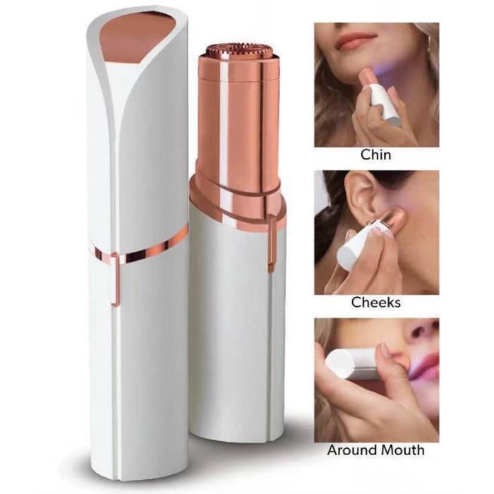 Portable Eyebrow Epilator Facial Hair Removal Mini Lipstick Eybrow Epilation Sourcil Shaver Trimmer - Achat / Vente rasoir électrique - Cdiscount