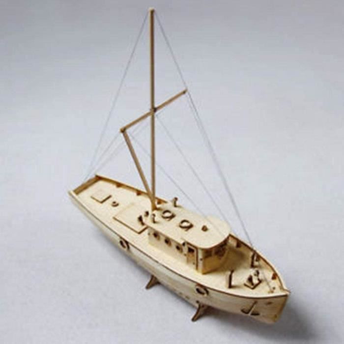 MSLing Kit de Bateau à Voile en Bois Maquette Classique de Bateaux à