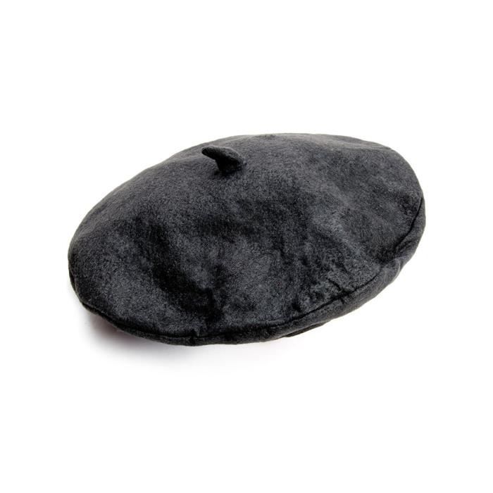 beret noir homme