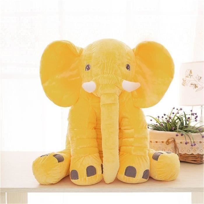 Peluche Elephant Jaune Cdiscount