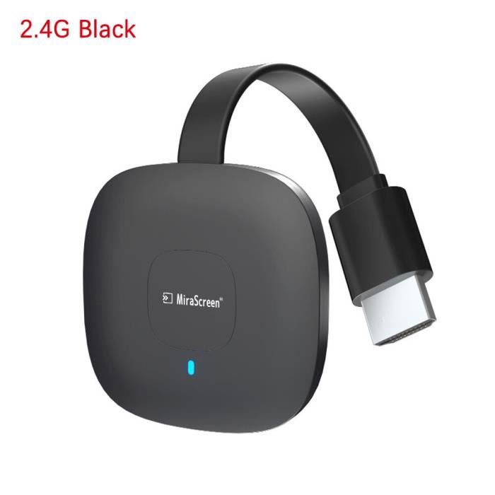 Dongle Sans Fil 4K OBEST – Miracast, AirPlay, DLNA, Double Bande WiFi. Pour Projeter Smartphone/PC Sur TV Ou Projecteur Sans Fil.