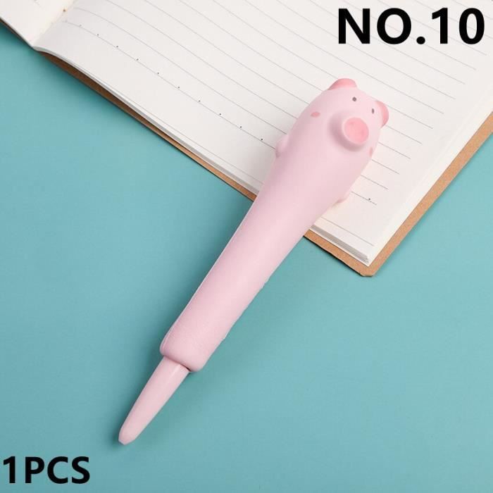 12 Pièces Stylo Fantaisie Enfant, Rigolo à Bille, Kawaii Et Anti Stress Pour L'école, Le Bureau, La Fête D'anniversaire, Aux Cadeaux D'étudiants