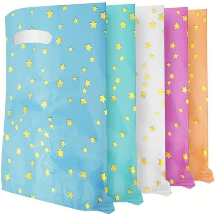 Sacs-cadeaux Licorne Rose Pour Anniversaire Fille - Lot Avec 3 Modèles Différents, Remplissage Bonbons/ Petits Jouets