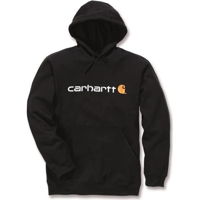 Sweat-Shirt à capuche avec logo noir T2XL - CARHARTT - S1100074001XXL
