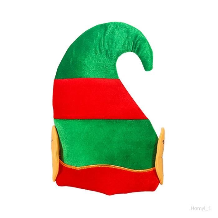 Chapeau de Noël COLAXI Modèle A Blanc et Rouge Accessoire de