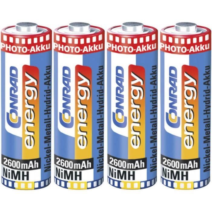 Conrad energy PhotoPlus HR6 Pile rechargeable LR6 (AA) NiMH 2600 mAh 1