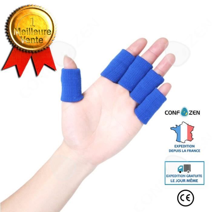 CONFO® Protège-doigts de sport professionnel protège-doigts de basket-ball en nylon