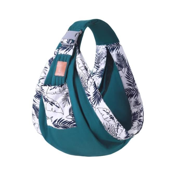 Écharpe de portage fronde double usage nourrisson couverture d'allaitement transporteur maille tissu Grn sl613sok53ls