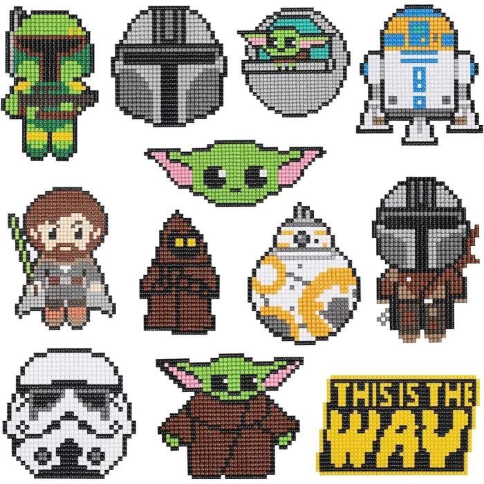 5D DIY Star Anime Wars Diamond Painting Kit Per Adulti E