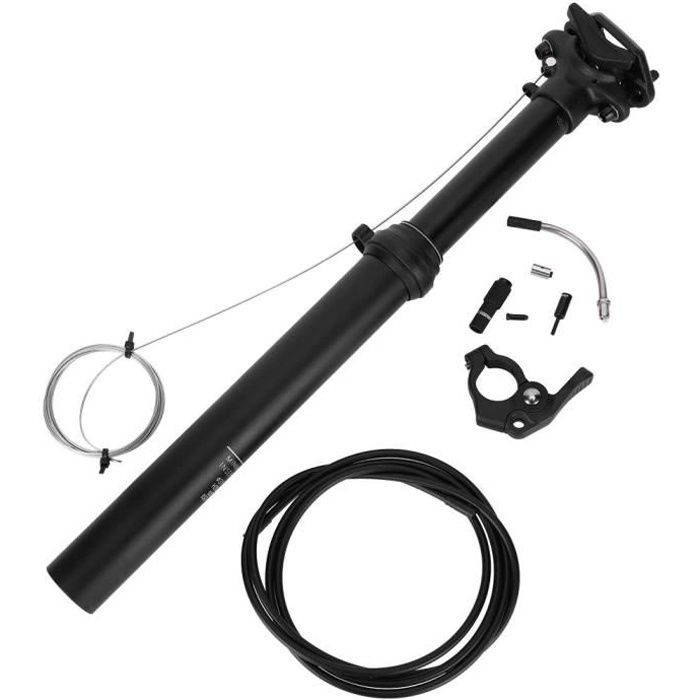 EJ.life Tige de selle télescopique à commande par câble Tige de Selle Élévatrice de Pression d'Huile à Contrôle de Fil en