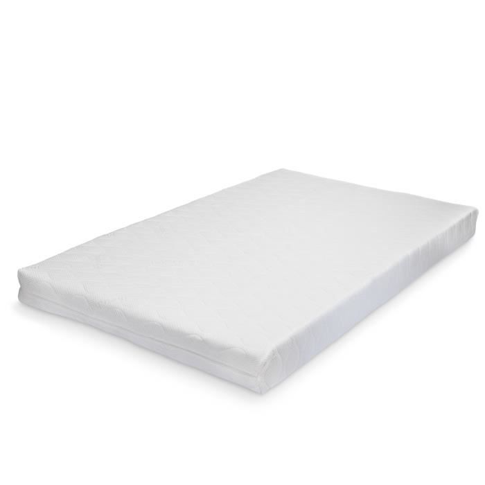 Cadre de Lit Gigogne en Métal Second Couchage Hauteur Ajustable Matelas Mousse à Froid Lits Simples en Acier Laqué 90 x 200 cm Cadre de Lit Gigogne en Métal Second Couchage Hauteur Ajustable Matelas Mousse à Froid Lits Simples en Acier Laqué 90 x 200 cm