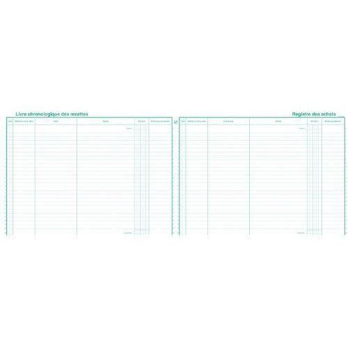 Exacompta Livre Recettes-Achats Auto-Entrepreneur - Format 24x32 Cm, 80 Pages