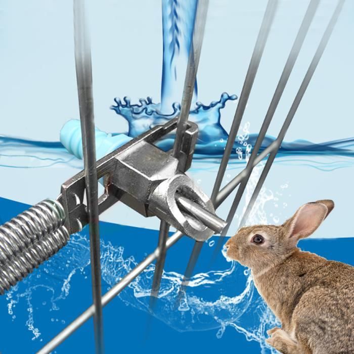 10 Abreuvoirs Automatiques à Mamelon Pour Lapins/volaille - Blanc, Diamètre 29x9mm, Marque Uxcell