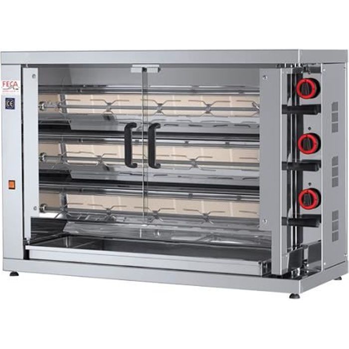 Rotissoire Professionnelle A Gaz 18 Poulets Feca Achat
