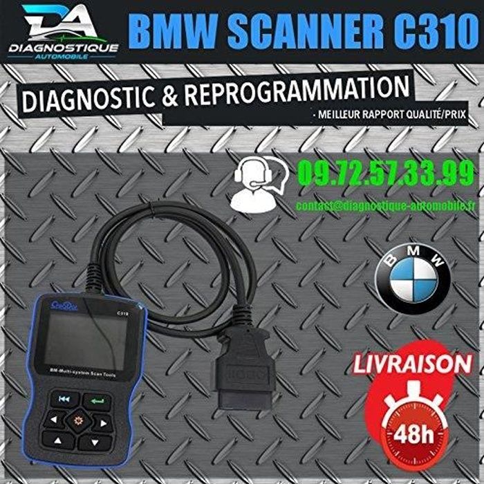 Mister Diagnostic® BMW C310 SCANNER - Valise Diagnostique BMW & MINI - INPA K+DCAN Valise Diag OBD2