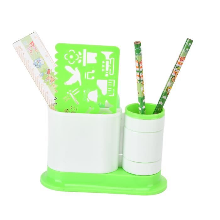 Porte-stylo Imitation Rotin Bohémien - Organisateur De Bureau Élégant Pour Crayons, Pinceaux Et Maquillage