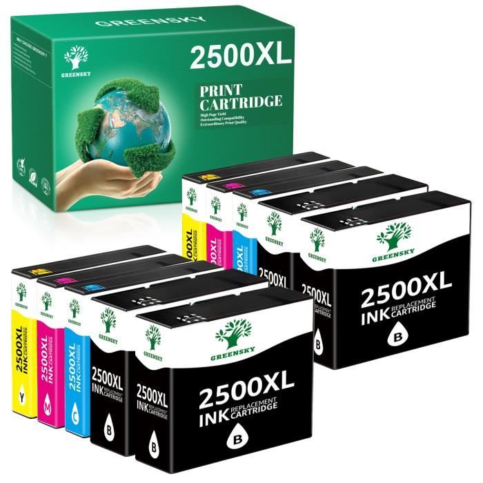 GREENSKY PGI-2500XL PGI-2500 10 Cartouche d'encre pour Canon 2500XL ...
