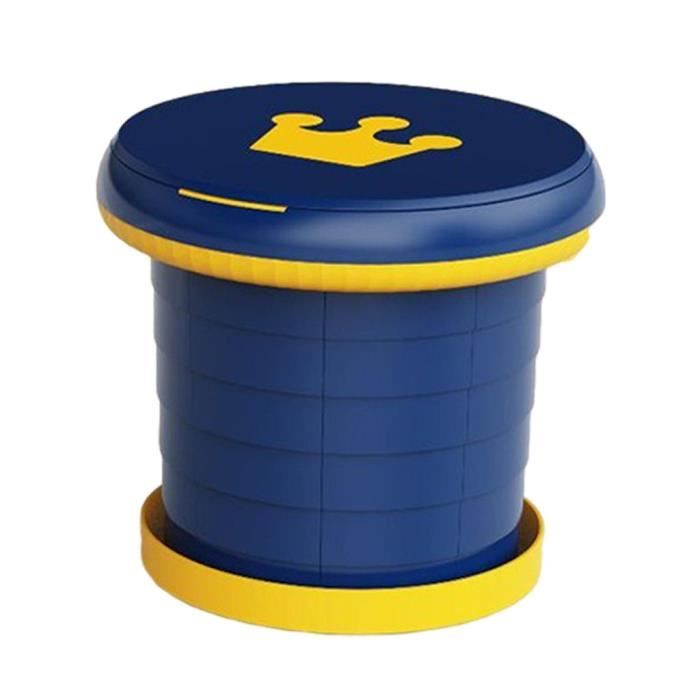 Siège de pot de formation de toilette pliant portatif mobile pour la