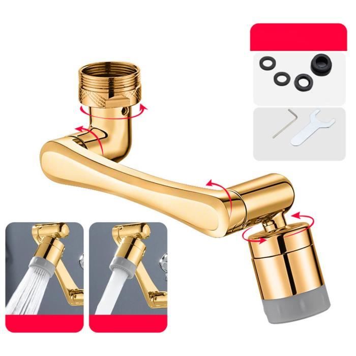 Rallonge De Robinet Pivotant à 1080° - Filtre à Eau - Aérateur - 2